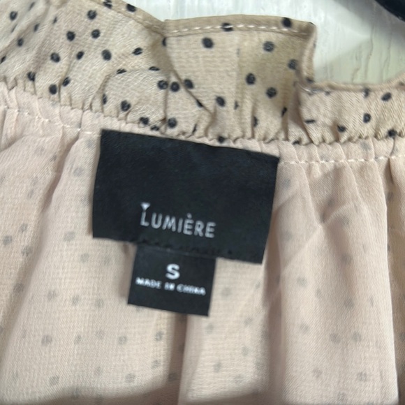 NWOT Lumiere Cinnamon Sugar Lined Dress Small - Picture 5 of 6